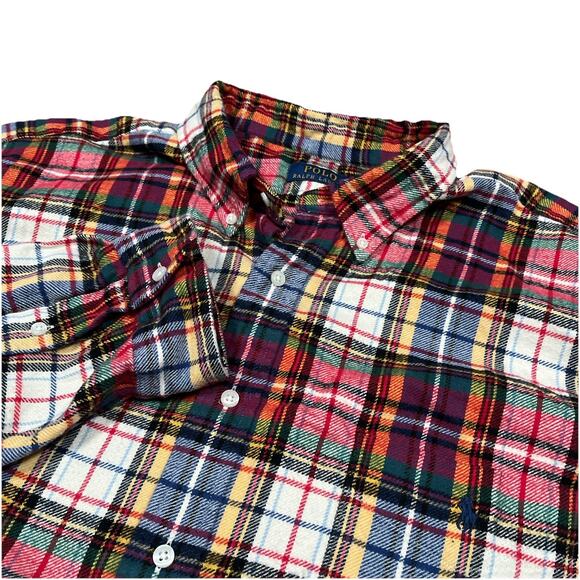 Ralph Lauren Other - Ralph‎ Lauren Shirt Mens 3XB Plaid Soft Flannel Button Down Pocket Pony Logo